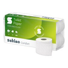 Papier toilette double épaisseur Satino Comfort - 48 rouleaux de 400 feuilles