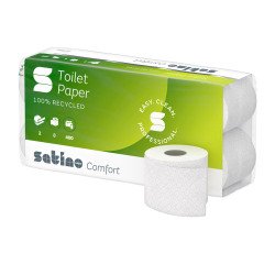 Papier toilette double épaisseur Satino Comfort - 48 rouleaux de 400 feuilles