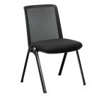 Chaise MOVA - Accrochable - Dossier maille - Pieds métal