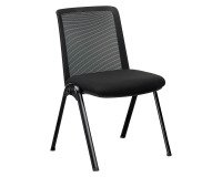 Chaise MONDAY - Accrochable - Dossier maille - Pieds métal