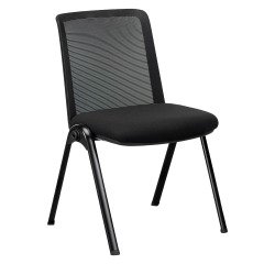 Chaise MOVA - Accrochable - Dossier maille - Pieds métal