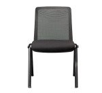 Chaise MOVA - Accrochable - Dossier maille - Pieds métal