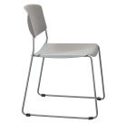 Chair SUZY - polypropylene backrest and seat - epoxy metal sled base