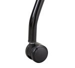 Chaise ROOZY - pliable - piètements à roulettes - noire