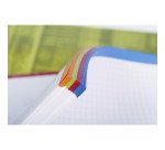 Cahier spirale Clairefontaine Bind'o block A4+ 22,5 x 29,7 cm perforé - petits carreaux - 240 pages