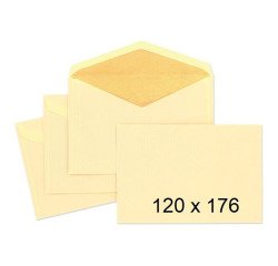 Sobres de correo en Caña 120 x176 mm 63 g - Caja de 500