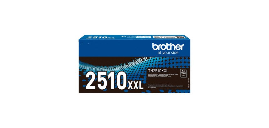 Toner Brother TN2510XXL Très haute capacité noir pour imprimante laser