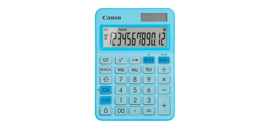 Canon LS-125KB desktop calculator in color
