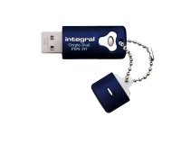 Integral Crypto Dual FIPS 197 32 Go USB 2.0 (USB-A) Marineblau