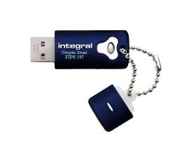 Integral Crypto Dual FIPS 197 32GB USB 2.0 (USB-A) Navy Blue