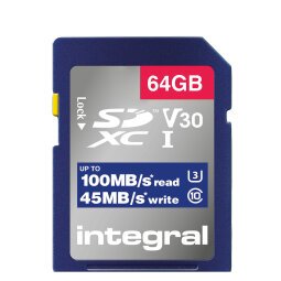 SDHC 4K Integral INSDX64G-100V30 64GB - class 10