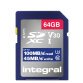 Carte SDHC 4K Intégral INSDX64G-100V30 64 Go - classe 10