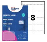 Avery Porta Badge Combi con Clip - Conf 25