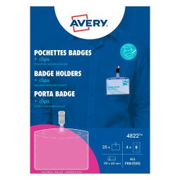 En_avery porta badge combi con clip - conf 25