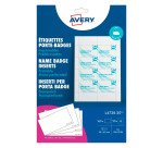 Avery Inserti in carta per porta badge Combi - Conf 160
