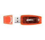 Pack de 3 clés USB A Emtec C410 néon 16 Go