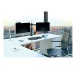 KENSINGTON Braccio porta monitor doppio ergonomico ed estensibile SmartFit®, fino a 32”, nero