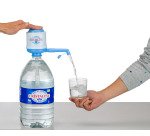 Eau de source Cristaline 5 L x2 avec pompe à eau