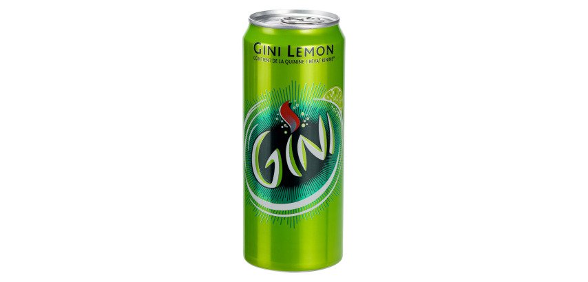 Gini lemon 33 cl - 24 canettes