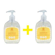 Promo 1 + 1 Sapone liquido mani delicato con estratto di camomilla Bruneau 500 ml