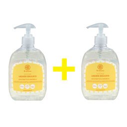 Promo 1 + 1 Sapone liquido mani delicato con estratto di camomilla Bruneau 500 ml