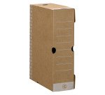 Caja de archivo definitivo Bruneau Cartón A4 Lomo de 10 cm - Marrón