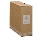 Caja de archivo definitivo Bruneau Cartón A4 Lomo de 10 cm - Marrón