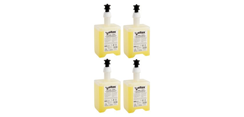 Sapone a schiuma celtex 900 ml - conf da 4 pezzi