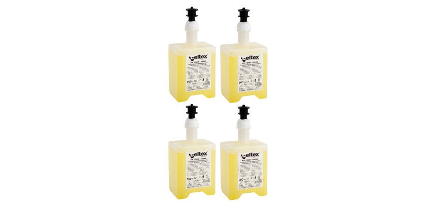 Sapone a schiuma celtex 900 ml - conf da 4 pezzi