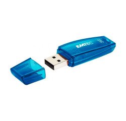 Emtec USB-Stick C410 Color Mix 32 GB USB 2.0 (USB-A) Blau.