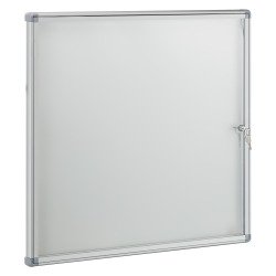 Vitrine voor buiten, economisch, met draaideur, 9 vellen A4