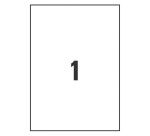 Etiquette Avery amovible L4735REV-25 210x297mm A4 25 pièces