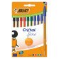 Stylo bille Bic Cristal Original Fine écriture extra-fine - Pochette de 10 couleurs classiques