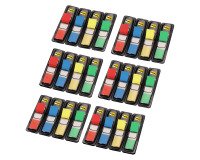 Pack marque-pages 16 distributeurs étroits Post-it + 8 offerts