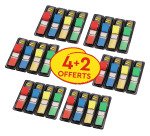 Pack marque-pages 16 distributeurs étroits Post-it + 8 offerts