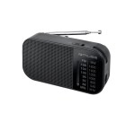 Radio portative FM noire Muse M-025 R