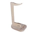 Support de casque en bois