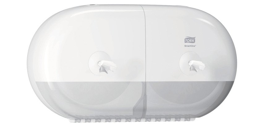 Tork SmartOne® Mini Double Dispenser Carta igienica bianco