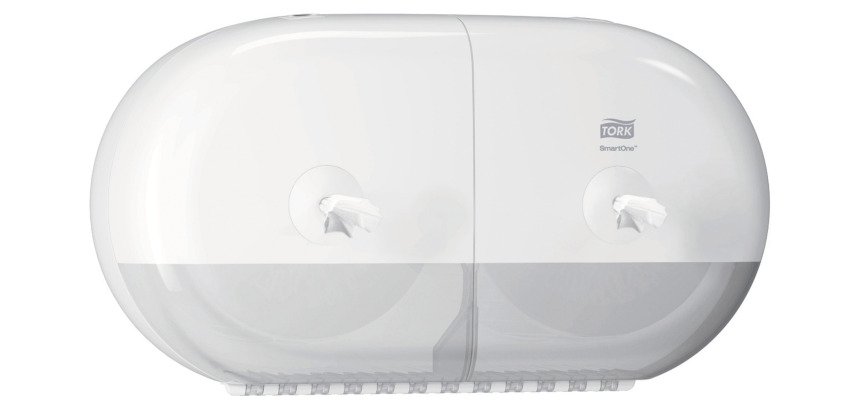 Tork SmartOne® Mini Double Dispenser Carta igienica bianco