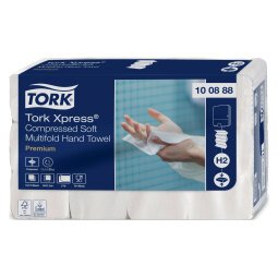 Tork Xpress® Asciugamani Soft compressi intercalati a M - 12 pacchetti da 170 fogli