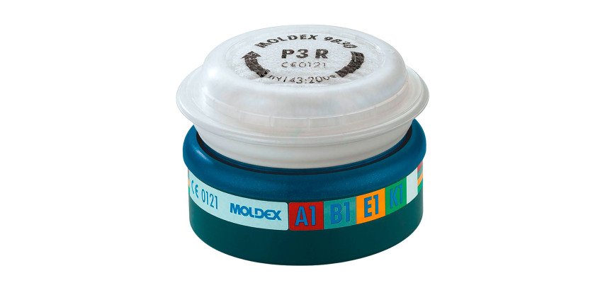 Filtro per gas, vapore e polvere Moldex Easylock® 943012 ABEK1 P3 R, 2 unità