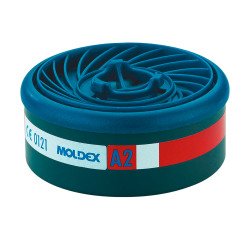 Filtro per gas e vapori Moldex Easylock® 920001 A2, 8 unità