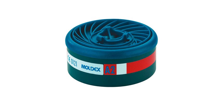 Filtro per gas e vapori Moldex Easylock® 920001 A2, 8 unità