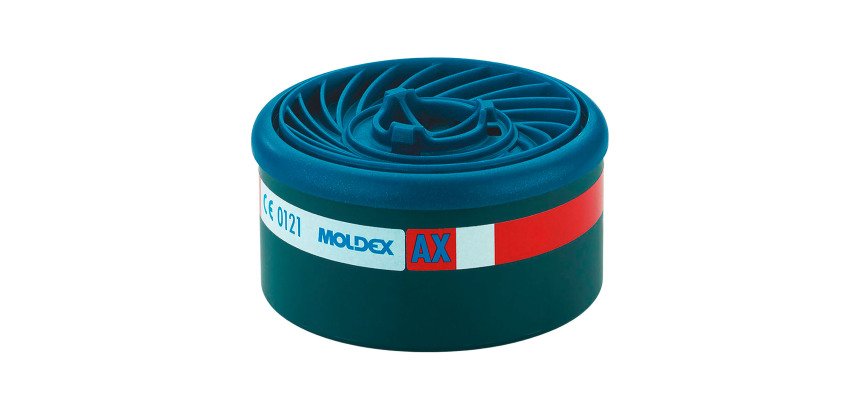 Filtro per gas e vapori Moldex Easylock® 960001 AX, 8 unità