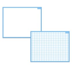 Dry erase plastic slate 21 x 26.5 cm