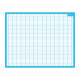 Dry erase plastic slate 21 x 26.5 cm