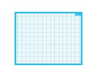 Ardoise plastique effaçable à sec 21 x 26,5 cm