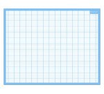 Ardoise plastique effaçable à sec 21 x 26,5 cm