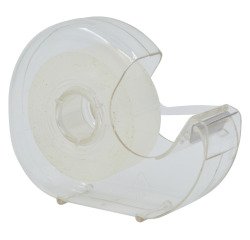 Adhesive tape dispenser snail design
