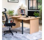 Mesa compacta Altys ala derecha 160 cm patas rectas